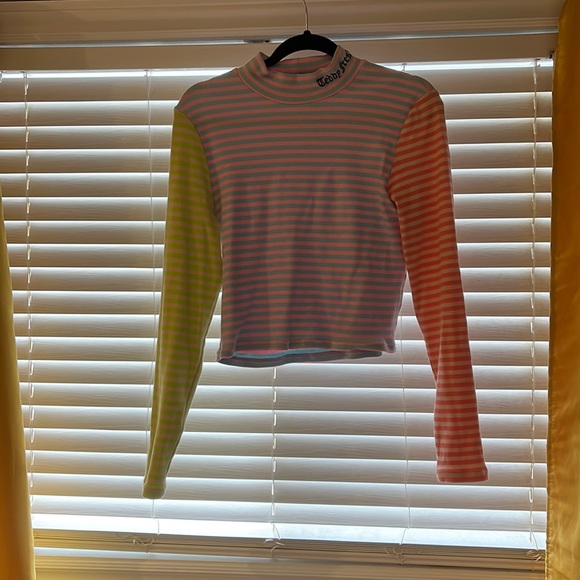 Teddy Fresh Women’s Colour Block Mock Neck - Picture 2 of 4